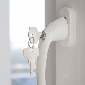 lock key in door